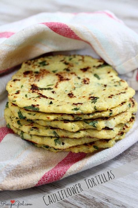 Cauliflower Tortillas #recipe - RecipeGirl.com @RecipeGirl {recipegirl.com} #glutenfree #paleo Cauliflower Tortillas, Tortillas Recipe, Tortilla Recipe, Candida Diet, Cauliflower Recipes, Deep Dish, Weight Watchers Meals, Tortillas, Diy Food Recipes