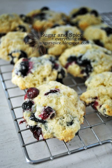 Miniature Blueberry Drop Scones [Recipe] Buttermilk Scones, Best Scone Recipe, Mini Scones, Blueberry Scones Recipe, Drop Scones, Scones Recipe Easy, Homemade Scones, Scones Ingredients, Scones Recipe