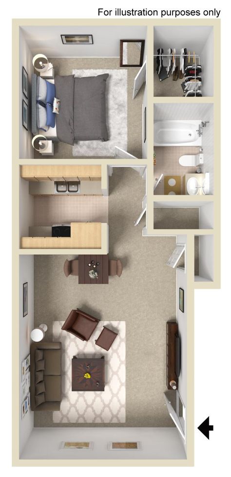 1 Bedroom Apartment Layout, Small House Design Floor Plan, Apartment Blueprints, Small House Blueprints, Japanese Style House, Tiny House Interior Design, House Floor Design, Small Apartment Design, Sims 4 House Design