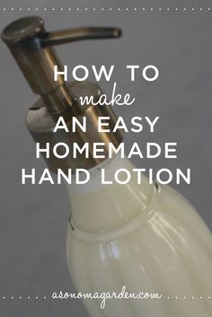 Make an easy natural homemade hand lotion. Perfect for gift giving...even includes free printable labels! Homemade Hand Lotion, Diy Disinfectant, Homemade Lotion Recipe, Eucalyptus Radiata, Lotion Recipe, Diy Lotion, Diy Kosmetik, Homemade Lotion, Homemade Bath Products