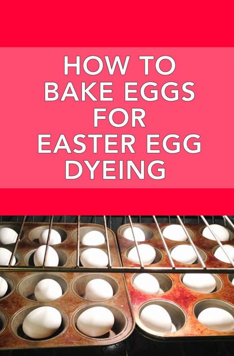 Oven Boiled Eggs, Boiled Eggs In The Oven, Bake Eggs, Hard Boiled Easter Eggs, Eggs In The Oven, Eggs In Oven, Boiling Eggs, Making Hard Boiled Eggs, Eggs For Easter