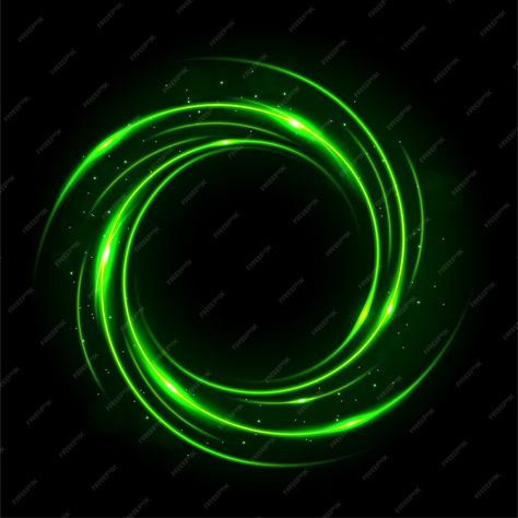 Premium Vector | Round green light twisted Green Circle Logo, Frames Design Graphic, Frames Design, Office Space Design, Circle Light, Photo Art Frame, Psd Icon, Cute Wallpaper For Phone, Green Light