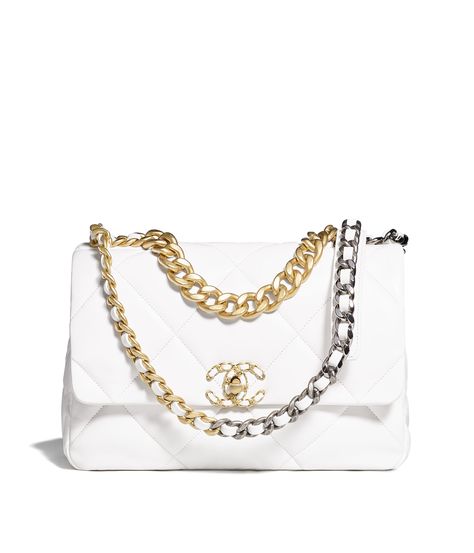 White chanel bag