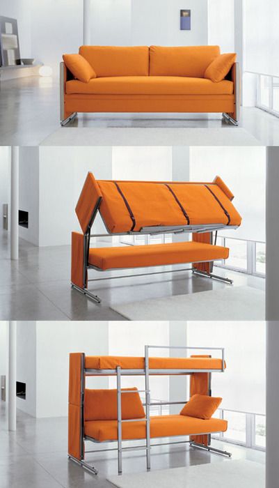 Couch to Bunk Bed Sofa Bed Bunk Bed, Sofa Bed Furniture, Cool Bunk Beds, Convertible Furniture, Design Del Prodotto, Bunk Bed, Design Case, My New Room, 인테리어 디자인