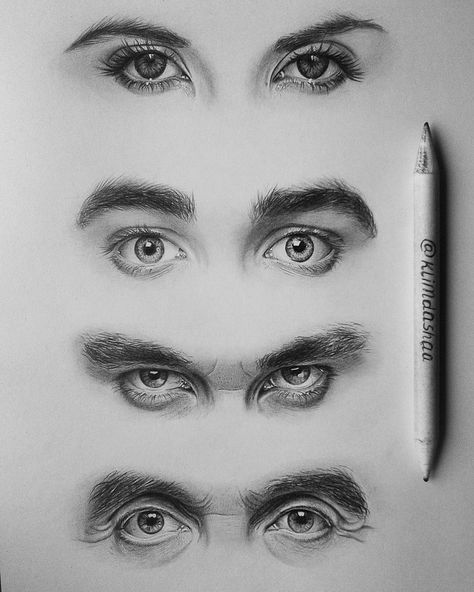 by klimdashaa — My first drawing of men’s eyes) While only the eyes… What do you think? #mydrawing #eyedrawing #pencil #drawingeye #eyesketch #pencildrawing #drawings #dailyarts #voulart... Eye Pencil Drawing, Illusion Kunst, Different Eyes, Realistic Eye Drawing, Eye Drawings, Pencil Drawing Tutorials, Realistic Pencil Drawings, 얼굴 드로잉, Tree Drawings Pencil