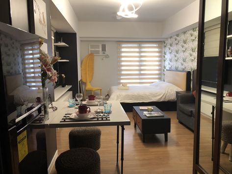 Studio Condo for Rent in BGC Taguig City, 36sqm, Two Maridien, 8th floor, Fully furnished, Fully interiored - The Aspen Grove Realty and Property Management Corp. Bgc Condo, Bgc Taguig, Toilet And Bath, Taguig City, Bonifacio Global City, Aspen Grove, No Parking, Makati City, Studio Condo