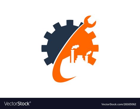 Industrial Engineering Logo, Industrial Logo, Engineering Logo, Industrial Engineering, Text Logo Design, Apps Icon, Design Apps, Industry Logo, Service Industry