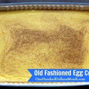 Old Fashioned Egg Custard Recipe, Egg Custard Recipe, Baked Custard Recipe, Baked Egg Custard, Egg Custard Recipes, Egg Custard Pie, Custard Recipe, Baked Custard, Homemade Custard