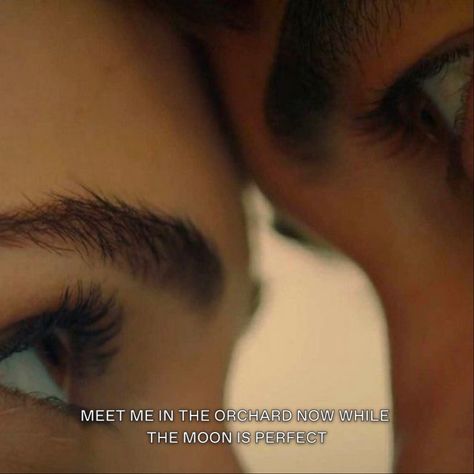 (5/6) I felt you watching from across the banquet floor as our chatter grew more pointed and your friend began to purr about the bistros and the clubs he likes and about our schedules and a time that we might meet. Were it any other season I would’ve hedged, considering my obligations and mulling over which precise day and on what hour my itinerary would be best suited… but instead I pulled close to him and whispered, “Meet me in the orchard now while the moon is perfect. I want to hear all abou Your Eyes Quotes, Eye Contact Quotes, Couples Eyes Contact, Eye Quotes, You Are My Friend, Couple Sketch, Unique Words Definitions, Gonna Love You, Good Relationship Quotes