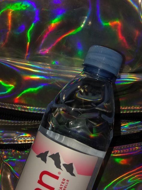 Sparkly Water, Aesthetic Water Bottle, Sparkle Aesthetic, Aesthetic Water, General Aesthetic, Glitter Rainbow, Random Aesthetics, Gatorade Bottle, Lava Lamp