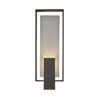 Hubbardton Forge Shadow Box Outdoor Sconce Fixture Finish: Black, Accent: Coastal Burnished Steel Diy Lights, Outdoor Barn Lighting, Hubbardton Forge, Outdoor Sconces, Direct Lighting, Decorative Lighting, Barn Lighting, Outdoor Wall Lantern, Light Design