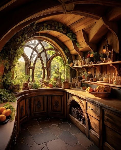 Casa Hobbit, Fairytale House, Earth Sheltered, Fantasy Rooms, Cob House, Hobbit House, Fantasy Homes, Fantasy House, Dream House Interior