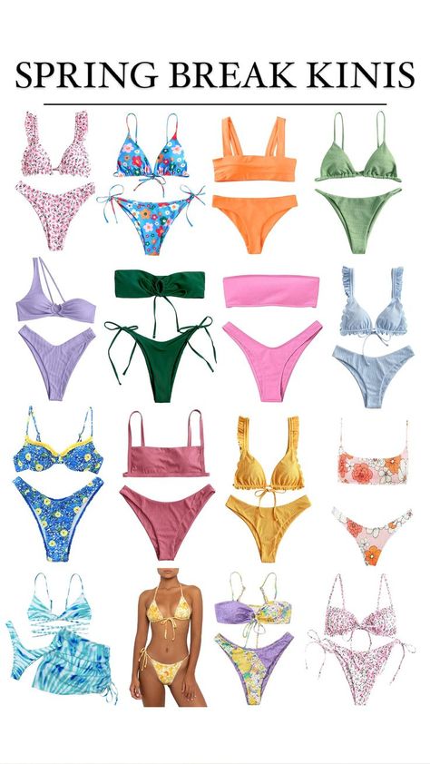 Spring Break Bikinis, Summer Bikini, Trendy Bikinis, Swim Suits, Traingle Bikini, Underwire Bikini, three piece bikini, high waisted bikini, amazon bikinis, summer 2022 trends, coconut girl aesthetic, vsco girl, vsco summer, affordable bikinis swimwear Amazon Bikinis, To Do List Journal, Affordable Bikinis, List Journal, Vsco Summer, Coconut Girl Aesthetic, Aesthetic Vsco, Trendy Bikinis, Vsco Girl