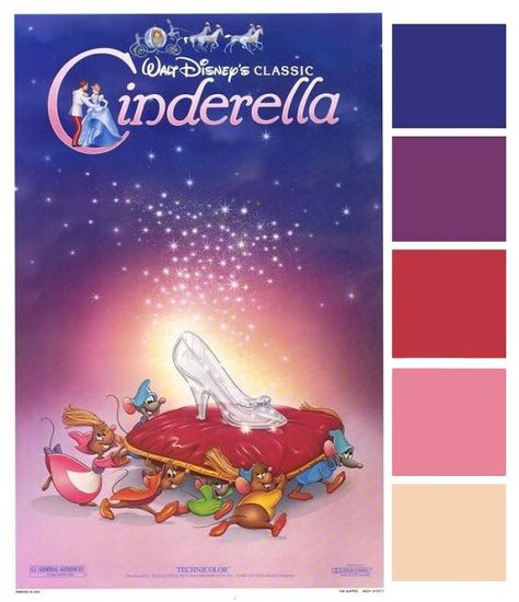 Poster Palette, Friday Yay, Cinderella Art, Movie Color Palette, Colours That Go Together, Disney Movie Posters, Disney Princess Colors, Handdyed Yarn, Almost Friday