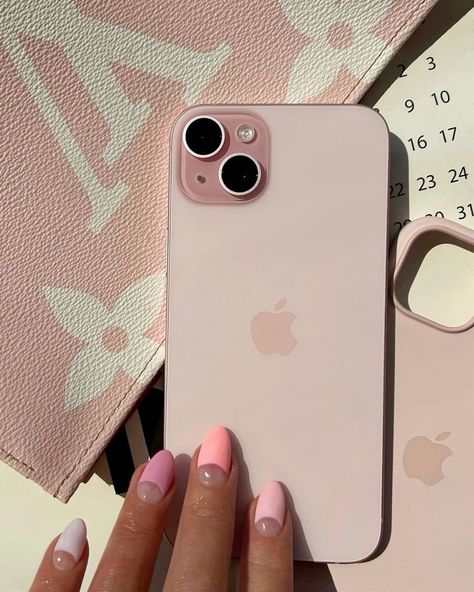 Aesthetic Pink Nails, Pink Obsessed, Phone Obsession, Pink Louis Vuitton, Nails Girly, Almond Nails Pink, Custom Cases, Pink Lifestyle, Girly Phone Cases