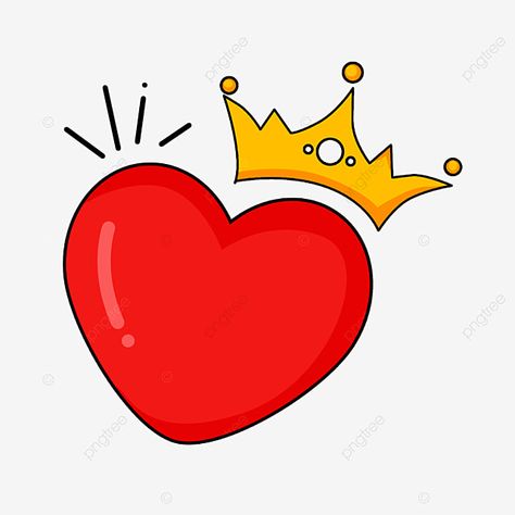 Heart With Crown, Batman Cake Topper, Heart Cartoon, Doodle Art For Beginners, Heart Clip Art, Minnie Mouse Images, Preppy Stickers, Cute Easy Doodles, Emoji Photo