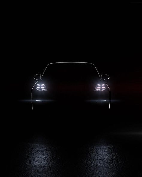 Porsche At Night, Car Lights At Night, Porsche Night, Rim Light, Lit Wallpaper, 100 Km, Porsche Cars, Light Strip, The Shadows