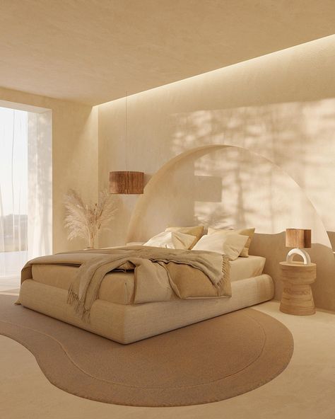 MAELINA • INTERIOR DESIGN | Feel the harmony of neutral tones 🤎 Interior Design @maelina.design Location: Menorca, Spain Type: Private House Year:… | Instagram Neutral Tone Bedroom, Bali Bedroom, Luxury Room Design, Futuristic Bedroom, Neutral Bedrooms, Bedroom Design Inspiration, Japandi Design, Minimalist Interior Style, Rooms Ideas