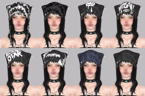 [Maoni_cat]Graffiti HAT | Patreon Ts4 Masks Cc, Sims 4 Cc Earmuffs Patreon, Ts4 Beanie, Hats Cc Sims 4, Sims 4 Cc Cat Ears, Sims 4 Cat Ears, Sims4 Cc Accessories, Sims 4 Cc Hats, Alt Sims