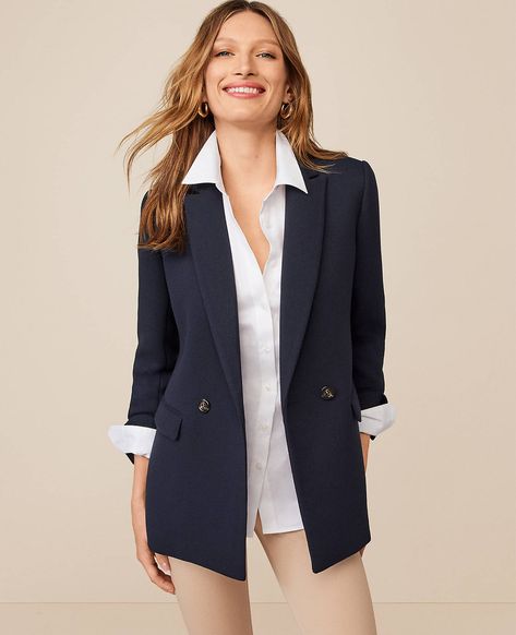 Woman Suit, Clothing Business, Knitted Suit, Work Clothing, Business Casual Outfits For Women, Woman Suit Fashion, Womens Business Casual, Long Blazer, Work Outfits Women