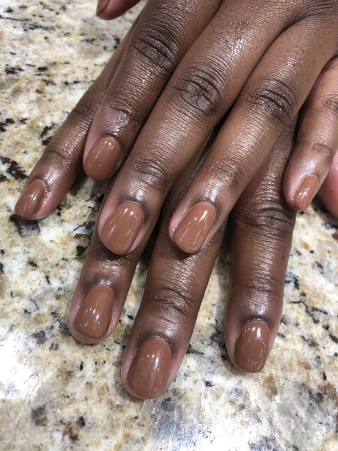 Dark Brown Nails Black Women, Brown Nails On Black Women, Urban Nails, Neutral Nail Polish, Overlay Nails, Lipstick Nails, Vintage Nails, Diva Nails, Sassy Nails