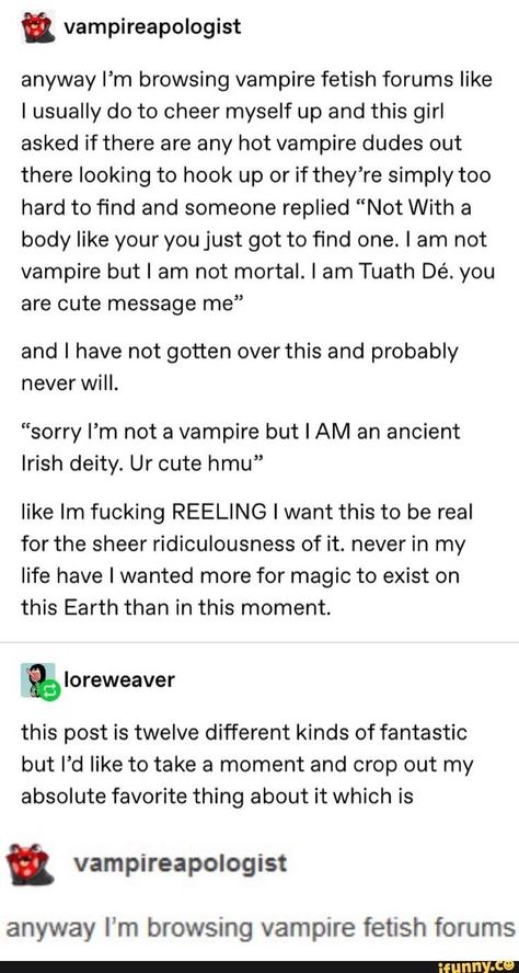 Vampire Tumblr Funny, Vampireapologist Tumblr, Vampire Memes Funny, Tumblr Vampire, Vampire Headcanon, Werewolf X Vampire, Vampire X Werewolf, Vampire Oc Art, Vampire Funny