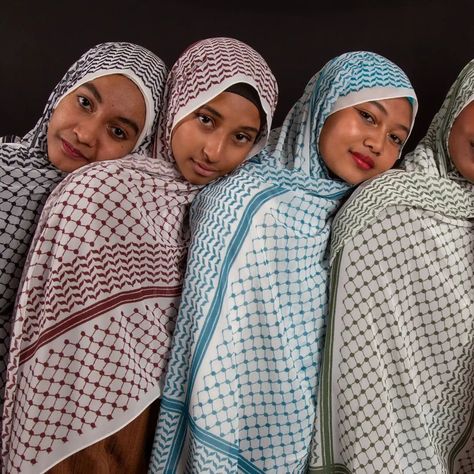 Keffiyeh hijab✨ Keffiyeh Hijab, Hijab Fashion