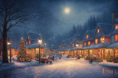 Christmas Images Hd, Snow Images, Christmas Landscape, Landscape Images, City Background, Cute Christmas Wallpaper, Winter Background, Landscape Background, Christmas Backdrops