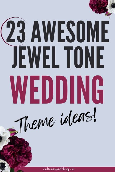 Luxurious Jewel Tone Wedding Inspiration! Immerse yourself in a world of rich, vibrant hues with our jewel tone wedding theme ideas! From deep emerald greens and sapphire blues to amethyst purples and ruby reds, discover how to incorporate these stunning colors into your decor, bridal party attire, and floral arrangements. Perfect for an elegant and timeless celebration, our curated boards will help you create a wedding day that's as unique and radiant as your love. #JewelToneWedding #WeddingInspiration #ElegantWeddings Jewel Tones Wedding Theme, Jewel Tone Aisle Decor, Cool Jewel Tone Color Palette, Jewel Tone Event Decor, Jewel Tone Wedding Color Schemes, Elegant Jewel Tone Wedding, Jewel Tone Wedding Theme Table Settings, Jewel Toned Wedding Decor, Vibrant Wedding Theme