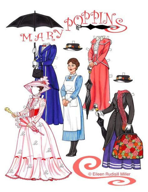 486486_468370899842896_1888585536_n                                                                                                                                                                                 More Mary Poppins Disfraz, Merry Poppins, Mary Poppins Musical, Mary Poppins Party, Mary Poppins Costume, Disney Paper Dolls, Jolly Holiday, Practically Perfect, Decoupage Vintage