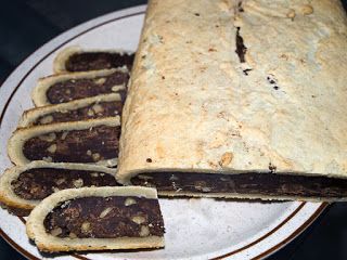 Italian Fudge Roll | Chris's Interests Italian Fudge, Crab Pie, Small Chops, Nut Roll, Italian Sweets, Purple Crafts, Italian Cookie, Italian Chocolate, Italian Cookie Recipes