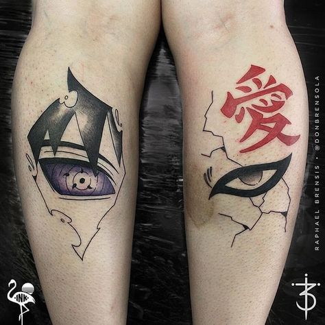 Epic Gamer Ink on Instagram: “Naruto tattoos done by @donbrensola To submit your work use the tag #epicgamerink  And don't forget to share our page too!  #tattoo…” Gaara Tattoo, Naruto Tattoos, Naruto Tattoo, Skeleton Hand Tattoo, Geniale Tattoos, Naruto Gaara, Anime Tattoo, Cartoon Tattoos, Eye Tattoo