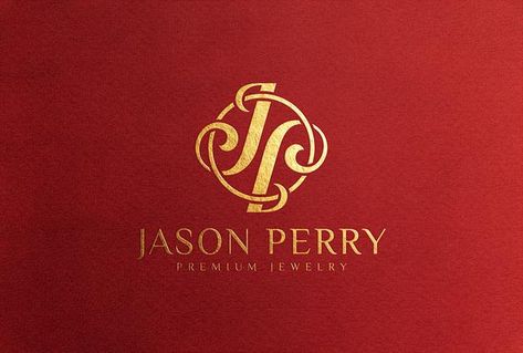 Jv Logo, Red Texture Background, 3d Business, Gold Foil Logo, Gold Business Card, Gold Text, Elegant Logo, Red Paper, Logo Background