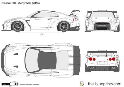 Nissan GTR Liberty Walk Car Drawing Nissan Gtr, Nissan Gtr R35 Drawing, Gtr R35 Drawing, Nissan Gtr Drawing, Gtr Liberty Walk, Gtr Drawing, Nissan Gtr 35, Skyline Gtr R35, Nissan Skyline R35