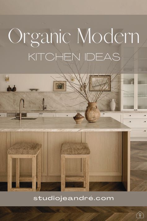 Organic living has gained significant popularity, with many individuals seeking a more sustainable and eco-friendly lifestyle. This trend has extended to the heart of our homes - the kitchen. Organic modern kitchens have become a space where nature meets functionality, creating an inviting atmosphere. This is the perfect design style for those looking for a warm wood kitchen with modern minimalist design. We also cover kitchen colour palettes which will inspire you to create a kitchen mood board Organic Modern Kitchens, Kitchen Colour Palettes, Kitchen Mood Board Colour Palettes, Warm Wood Kitchen, Modern Organic Kitchen, Kitchen Organic Modern, Modern Organic Decor, House Moodboard, Modern Kitchen Colours