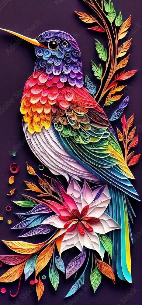 Quling Ideas Beautiful, Quilling Images, Quilling Design, Diy Quilling Crafts, Quilling Pattern, Quilling Animals, Arte Quilling, Paper Quilling Tutorial, Paper Quilling For Beginners