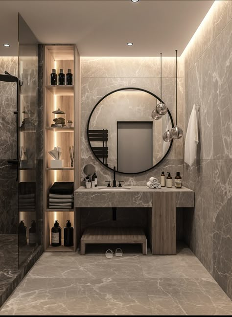 Bathroom Vibes, Bathroom Interior Design Modern, Bathroom Design Black, Organization Bathroom, Bathroom Vanity Designs, Washbasin Design, Bathroom Color Schemes, Bathroom Decor Luxury, Luxury Bathrooms