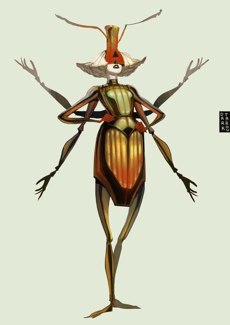 Beetle Girl, Girl Doodle, Jungle Juice, Alien Character, Alien Concept Art, Creature Concept Art, Creature Concept, Character Ideas, Fairy Art