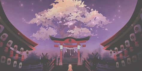 Genshin Pixel Gif, Lilac Gif, Purple Banner Gif, Genshin Impact Gif, Nitro Banner, Anime Snow, Animated Banners, Discord Banner, Hello Kitty Cartoon