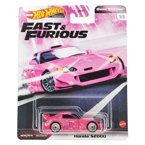 The casting is based on a 2011 Honda S2000. This casting was released in 2020 by Hot Wheels as part of the Fast & Furious, Quick Shifters series. Nissan Skyline Gtr R33, Heo Peppa, Honda 2000, Garage Store, Hot Wheels Cars Toys, Hot Weels, Nissan Skyline Gtr, Fast Furious, Honda S2000