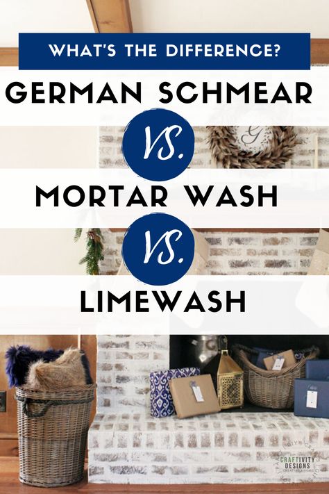 What is the difference between German Smear, Mortar Wash, and Limewash? Learn the pros and cons of each technique: german schmear vs. mortar wash vs. limewash. German Schmear vs Limewash | German Schmear vs Whitewash | Difference Between German Schmear and Whitewash | Whitewash vs Limewash German Smear Brick Exterior, Mortar Wash, German Smear Brick, Lime Wash Brick, White Wash Brick Fireplace, German Schmear, German Smear, Lime Wash, European Cottage