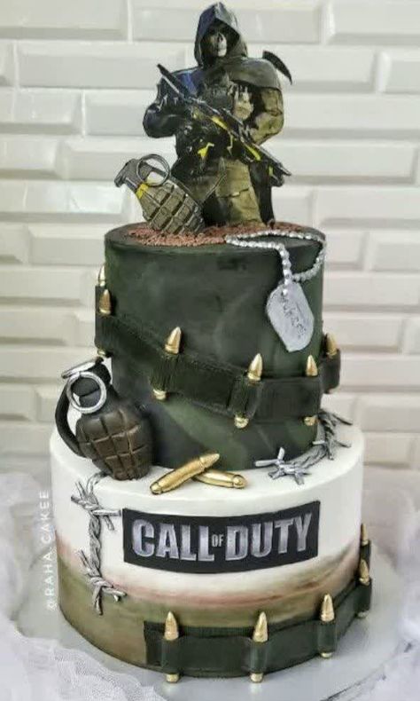 Military Birthday Cake, Call Of Duty Birthday Party, Call Of Duty Cake, 10th Birthday, Small Living, Call Of Duty, Cake Ideas, Cake Designs, Birthday Parties