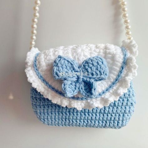 Crochet Wallet, Handbags Patterns, Crochet Purse Pattern Free, Crochet Design Pattern, Kawaii Crochet, Haken Baby, Crochet Handbags Patterns, Handbag Pattern, Crochet Purse Patterns