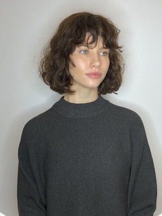 Curly Bob With Fringe, Layered Curly Hair, Kręcony Bob, French Bob, Short Perm, Short Permed Hair, Short Bobs With Bangs, Modern Shag Haircut, Bob Haircut Curly