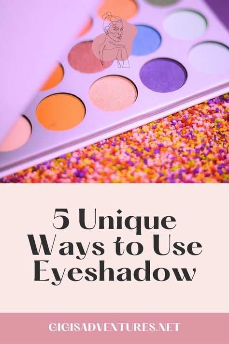 If you want to spice up your makeup routine but don't want to spend a fortune on it, grab an eyeshadow palette and let's get started! These 5 tips will teach you how to use your eyeshadows in some unique ways rather than just your eyes - and will save you a whole lot of money, too! How To Use Eyeshadow, Makeup Tips Eyeshadow, Colorful Eyeshadow Palette, Journals & Planners, Colorful Eyeshadow, Diy Makeup, Makeup Makeup, Look Here, Full Face