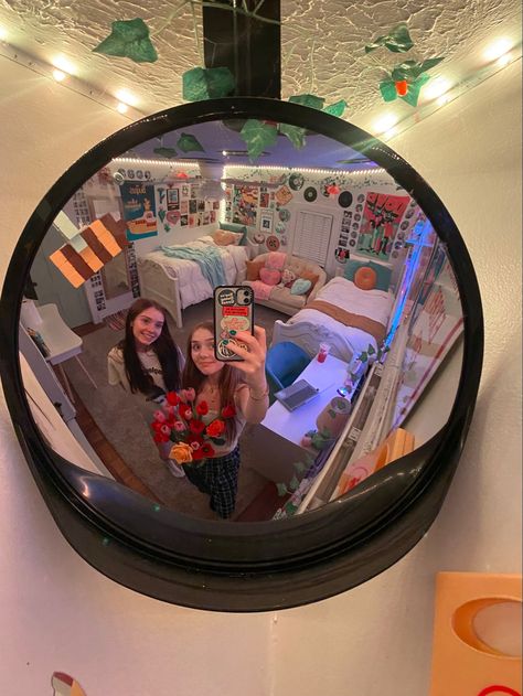 link to the mirror!! Gas Station Mirror In Room, Concave Mirror Selfie, Traffic Mirror In Room, College Apartment Room Ideas, Garage Mirror, Vinyl Station, Security Mirror, Traffic Mirror, Concave Mirror