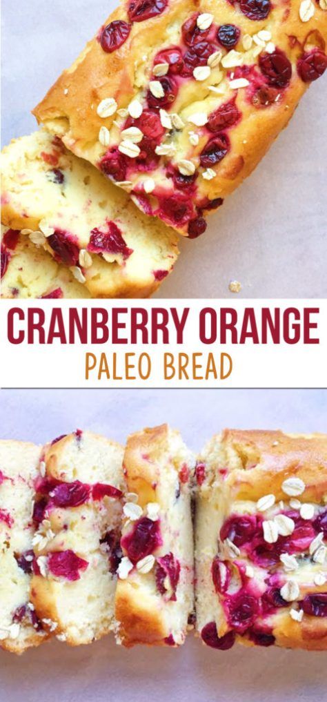 Keto Cranberry, Orange Bread, Cranberry Orange Bread, Paleo Gluten Free Recipes, Cranberry Orange Muffins, Coconut Flour Recipes, Orange Muffins, Paleo Bread, Paleo Baking