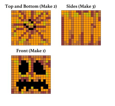 Minecraft Crochet Block Series: Part 7 – Pumpkin Head/Jack-O-Lantern Block Pattern – Hook Stitch Sew Minecraft Jack O Lantern Template, Minecraft Blocks Pixel Art, Minecraft Pumpkin Perler Beads, Minecraft Granny Square, Pixel Art Grid Halloween, Pumpkin Carving Ideas Minecraft, Minecraft Blocks Pattern, Minecraft Jack O Lantern, Minecraft Pumpkin Patch