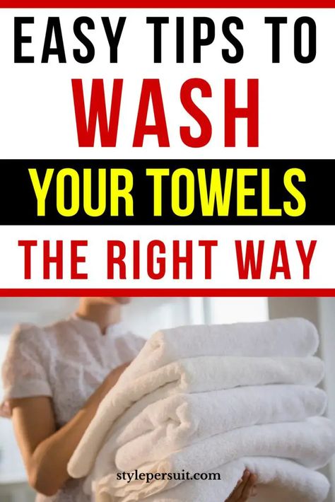 How to Wash Towels The Right Way Best Way To Wash Towels, Soften Towels, How To Wash Towels, Natural Homemade Cleaning Recipes, Teal Towels, Diy Stain Remover, Homemade Cleaning Recipes, Stain Removal Guide, Wash Towels