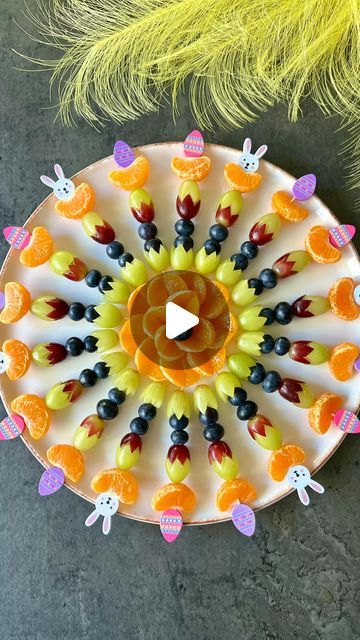 Weenussanun Homhuan on Instagram: "Easter Fruit Skewers Platter Inspiration Ideas 🐰 Leave a ♥️ If you like this post and save for later 🫶  Shop the Easter picks sticks on my Amazon storefront, link in my Bio!  Wishing you a lovey evening and a wonderful week ahead everyone 🤍 @inspo_by_rio_ 🌈  #fruitscutting #fruitplatter #fruitplate #easterfood #eastersnacks #easterinspo" Easter Fruit Skewers, Cute Fruit Tray Ideas Creative, Creative Fruit Ideas, Easter Skewers, Easter Fruit Platter, Easter Fruit Ideas, Fruit Sticks Ideas, Easter Fruit Kabobs, Fruit Skewers Ideas